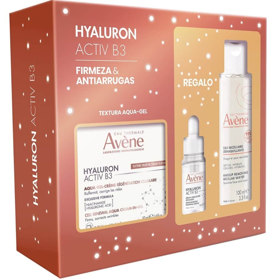 Avene Cofre Activ B3 Firmeza Y Antiarrugas - Crema Regeneradora Celular 50ml + Sérum 10ml + Agua Micelar